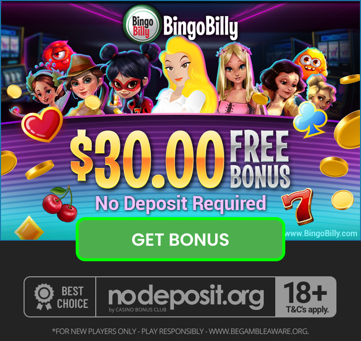 Bingo Billy no deposit bonus